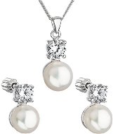 EVOLUTION GROUP 29002.1 stříbrná perlová souprava s řetízkem  (Ag925/1000, 7,0 g) - Dárková sada šperků