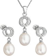 EVOLUTION GROUP 29003.1 silver pearl set with chain - Jewellery Gift Set