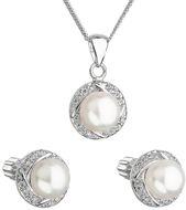 Jewellery Gift Set EVOLUTION GROUP 29004.1 silver pearl set with chain (Ag925/1000, 5,0 g) - Dárková sada šperků