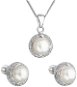 EVOLUTION GROUP 29004.1 silver pearl set with chain (Ag925/1000, 5,0 g) - Jewellery Gift Set