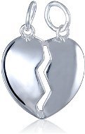 Silver Pendant, Broken Heart (925/1000, 3g) - Charm