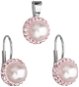 EVOLUTION GROUP 39091.3 Rosaline Pearl Set Decorated with Swarovski Crystals  (925/1000, 4,2g) - Jewellery Gift Set