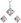Chrysolite set decorated with Swarovski crystals