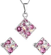 EVOLUTION GROUP 39126.3 rose set decorated with Swarovski crystals - Jewellery Gift Set