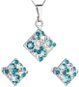 EVOLUTION GROUP 39126.3 Turquoise Set Decorated with Swarovski Crystals - Jewellery Gift Set