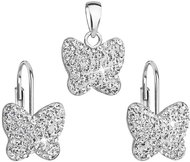 EVOLUTION GROUP 39144.1 Crystal Set Decorated with Swarovski Crystals - Jewellery Gift Set
