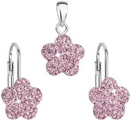 EVOLUTION GROUP 39145.3 rose set decorated with Swarovski crystals - Jewellery Gift Set