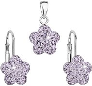 EVOLUTION GROUP 39145.3 Violet Set Decorated with Swarovski Crystals - Jewellery Gift Set
