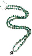 The Maama Mexican current was Agate green - Necklace
