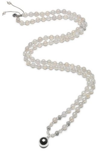 The stream of MaMa Mexican was Agate White Cream - Necklace - Main image