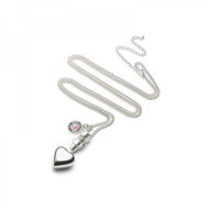 The current MaMa Mexican was DeLuxe silver heart - Necklace