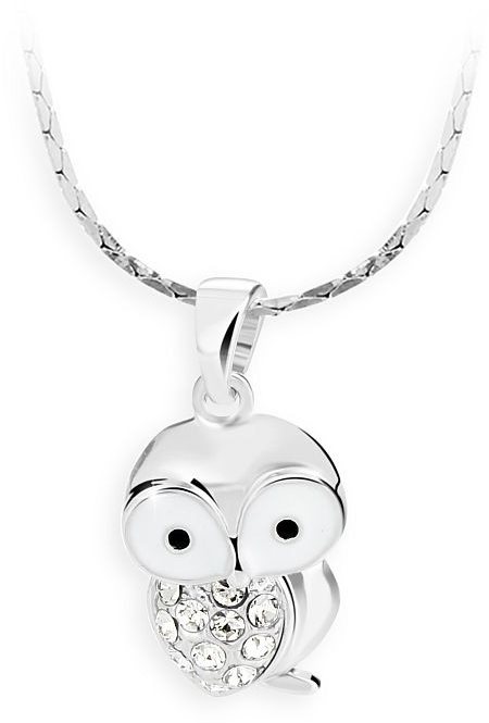 JSB Bijoux Swarovski kristállyal díszített baglyos nyaklánc