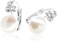 Earrings JSB Bijoux Pearl Earrings with Swarovski® Crystal Stones - Náušnice
