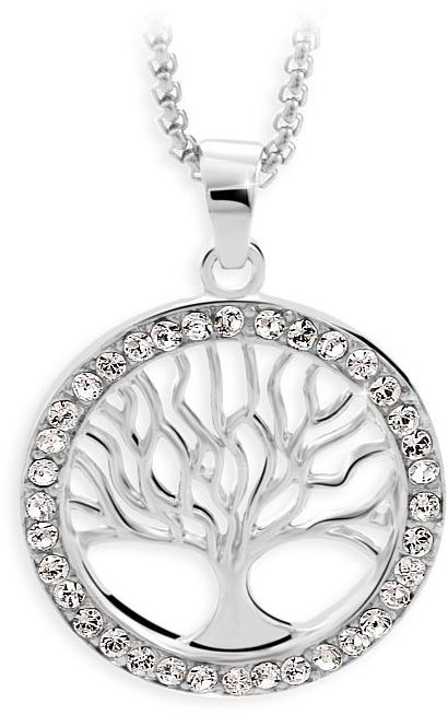 JSB Bijoux Életfa Swarovski kristályokkal (fehér)