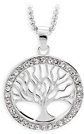Náhrdelník JSB Bijoux Strom života s křišťálovými kameny Swarovski® (bílý) - Náhrdelník