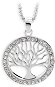 JSB Bijoux Náhrdelník Strom života s krištáľovými kameňmi Swarovski® (biely) - Náhrdelník