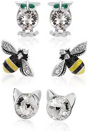JSB Bijoux Animals earrings set with Swarovski crystal stones - Jewellery Gift Set