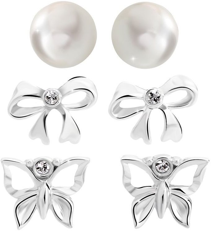 JSB Bijoux Fly Fülbevaló készlet Swarovski® kristálykövekkel