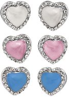 JSB Bijoux Súprava náušníc Hearts s krištáľovými kameňmi Swarovski® - Darčeková sada šperkov