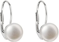 Fülbevaló EVOLUTION GROUP 21009.1 fehér, AA 8-8,5 mm-es fülbevaló valódi gyöngy (925/1000, 1g, fehér) - Náušnice