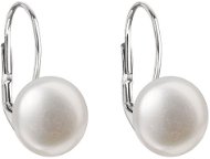 EVOLUTION GROUP 21010.1 White Earrings with Genuine Pearls AA 10-10.5 mm (925/1000, 1g) - Earrings