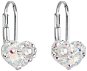 EVOLUTION GROUP 31125.9 Pendant Heart Decorated with Swarovski® Crystals (925/1000, 1g, White) - Earrings