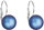 31143.3 Pendant with Swarovski® Matt Pearl (925/1000, 1g, Dark Blue)