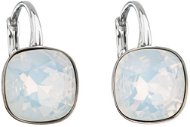 EVOLUTION GROUP 31241.7 white opal earrings decorated with Swarovski® crystals (925/1000, 2 g) - Earrings