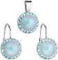 EVOLUTION GROUP 39091.3 Light Blue Set Decorated Swarovski® Crystals (925/1000, 2g) - Jewellery Gift Set