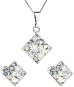 EVOLUTION GROUP 39126.3 Light Sapphire Set Decorated with Swarovski® Crystals (925/1000, 2g) - Jewellery Gift Set