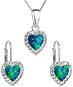 Jewellery Gift Set EVOLUTION GROUP 39161.1 Green Synth. Opal Preciosa® Crystals (925/1000, 2g) - Dárková sada šperků