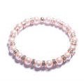LAVALIERE Women's Pearl Bracelet - Pink Shell Pearls, Stoppers - 454909-RZ-M - Bracelet