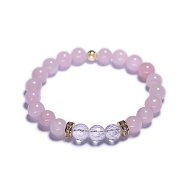 LAVALIERE Ladies&#39; Beaded Bracelet - Clear Crystal, Roses, Stoppers - 455013-ZM - Bracelet