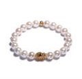 LAVALIERE Ladies' Pearl Bracelet - White Shell Pearls, Buddha -  454686-Z-M - Bracelet