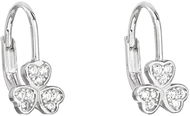 EVOLUTION GROUP 11209.1 White Zircon (925/1000, 0.8g) - Earrings