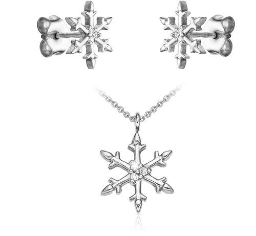 Dolcze Elsa Jewelry Set (Au585 / 1000, 1.67 g + 1.44 g) - Jewellery Gift Set - Main image