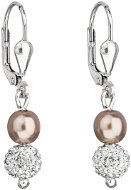EVOLUTION GROUP 31244.3 Bronze Earrings Decorated with Swarovski® Crystals (925/1000, 2g) - Earrings