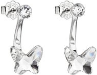 EVOLUTION GROUP 31247.1 Crystal Earrings Doubly Decorated with Swarovski® Crystals (925/1000, 0.7g) - Earrings