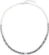 EVOLUTION GROUP 32065.3 gray-white necklace decorated with Swarovski® crystals (925/1000, 1 g) - Necklace