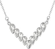 EVOLUTION GROUP 32067.1 Crystal Necklace Decorated with Swarovski® Crystals (925/1000, 3.7g, white) - Necklace