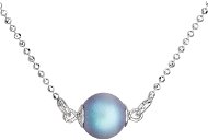 EVOLUTION GROUP 32068.3 svetlo modrý náhrdelník perly ( 925/1000, 1,5 g) - Náhrdelník