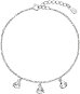 Bracelet EVOLUTION GROUP 33108.1 Decorated with Heart-shaped Swarovski® Crystals (925/1000, 2g) - Náramek