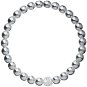 Náramek EVOLUTION GROUP 33115.3 perlový, dekorovaný krystaly Preciosa® (šedý) - Náramek