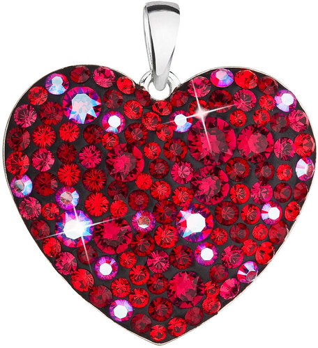 EVOLUTION GROUP 34243.3 Cherry Pendant Decorated with Swarovski® Crystals (925/1000, 2g) - Charm - Main image