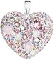 EVOLUTION GROUP 34243.3 Pink Pendant Decorated with Swarovski® Crystals Magic Rose (925/1000, 2g) - Charm