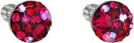 EVOLUTION GROUP 31336.3 cherry Swarovski® kristályokkal (ezüst 925/1000; 1 g) - Fülbevaló