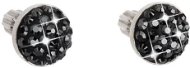 Earrings EVOLUTION GROUP 31336.5 Hematite with Swarovski® Crystals (Silver 925/1000; 1g) - Náušnice