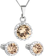 Jewellery Gift Set EVOLUTION GROUP 39353.3 It. Colourado Topaz with Swarovski® Crystals (Silver 925/1000; 3g) - Dárková sada šperků