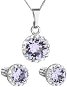 EVOLUTION GROUP 39352.3 Violet with Swarovski® Crystals (Silver 925/1000; 3g) - Jewellery Gift Set