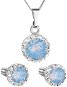 EVOLUTION GROUP 39352.7 Blue Opal with Swarovski® Crystals (Silver 925/1000; 3g) - Jewellery Gift Set